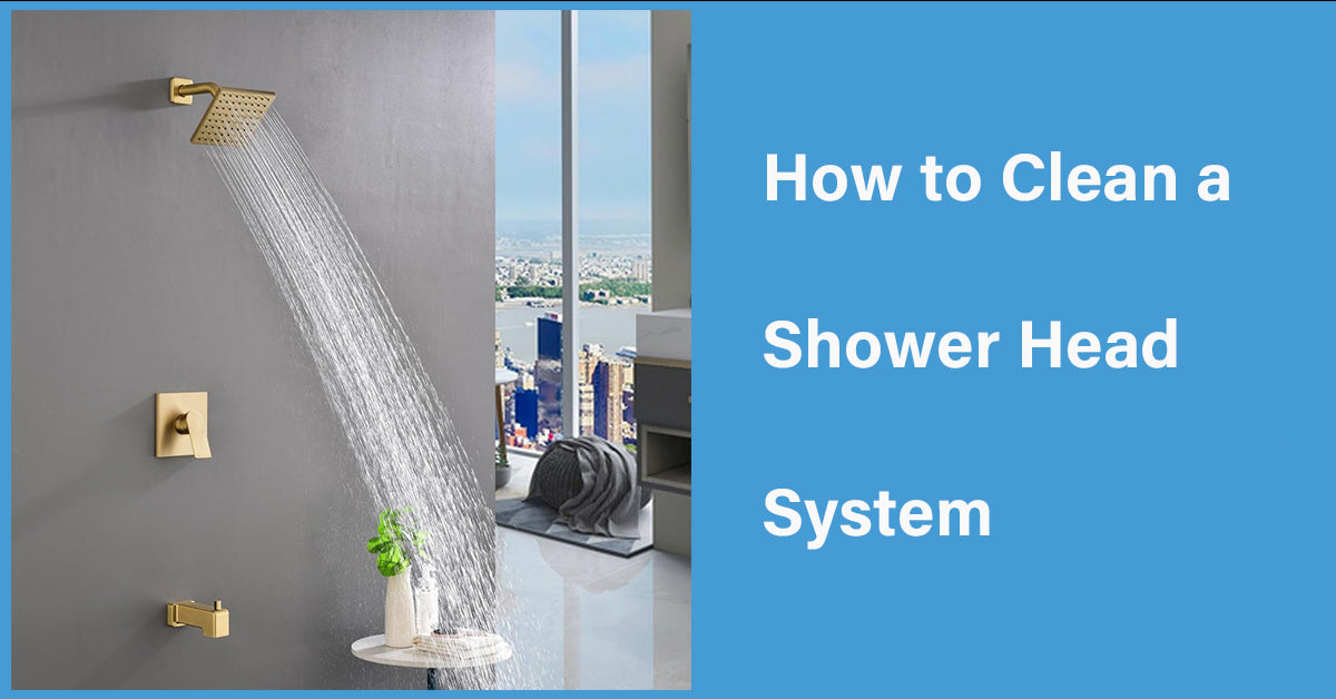 How to Clean a Shower Head System