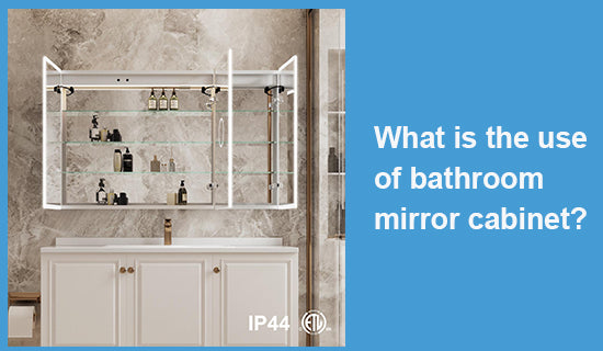 What is the use of bathroom mirror cabinet?