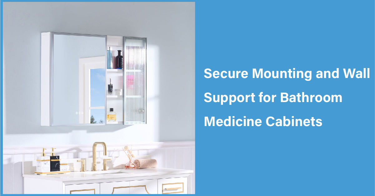 Secure Mounting and Wall Support for Bathroom Medicine Cabinets