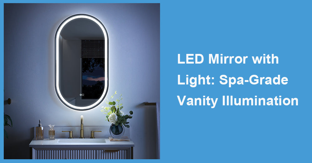 LED Mirror with Light: Spa-Grade Vanity Illumination