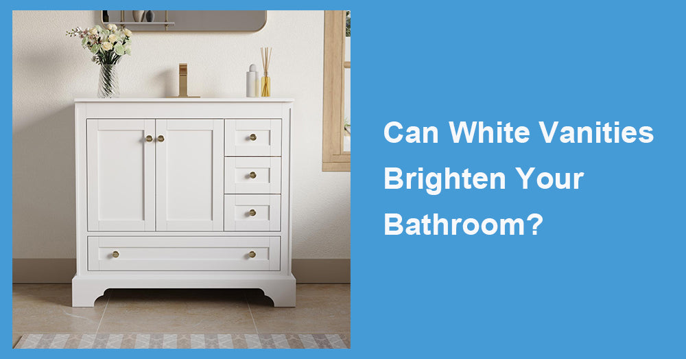 Can White Vanities Brighten Your Bathroom?