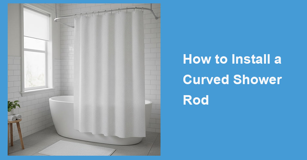 How to Install a Curved Shower Rod