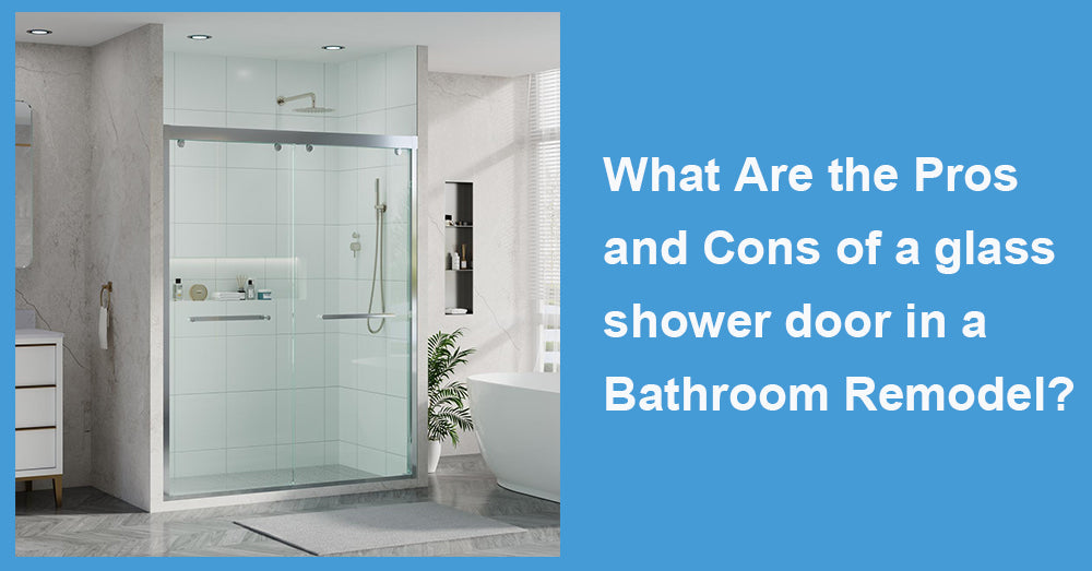What Are the Pros and Cons of a glass shower door in a Bathroom Remodel?