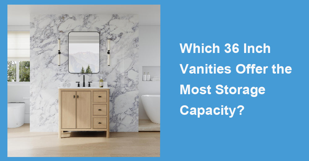 Which 36 Inch Vanities Offer the Most Storage Capacity?