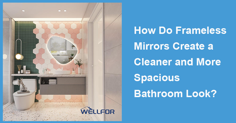 How Do Frameless Mirrors Create a Cleaner and More Spacious Bathroom Look?
