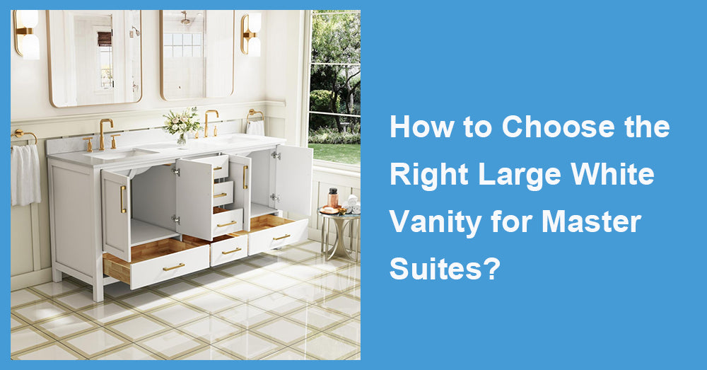 How to Choose the Right Large White Vanity for Master Suites?