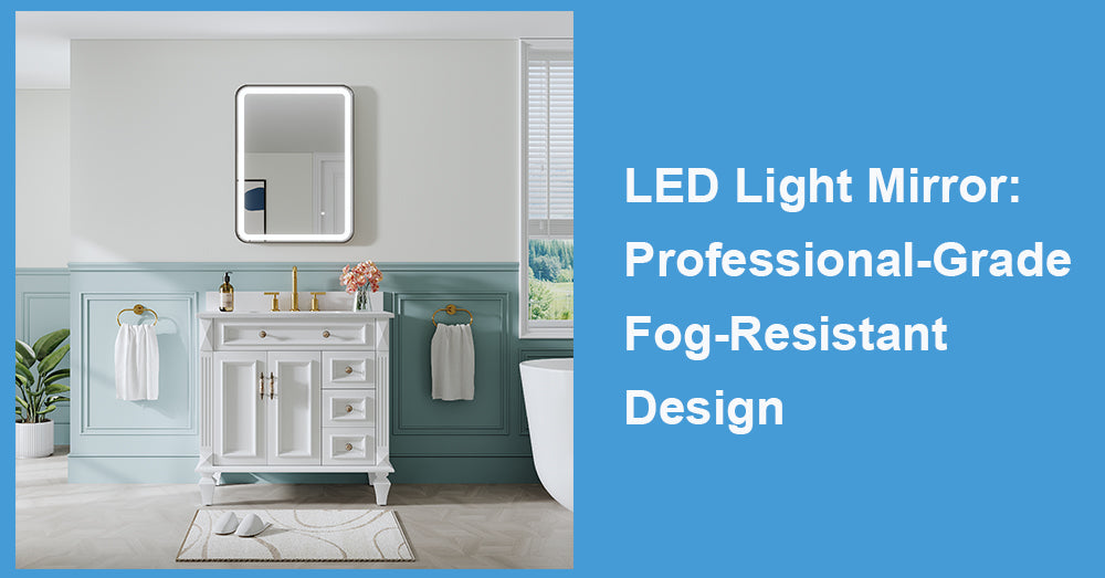 LED Light Mirror: Professional-Grade Fog-Resistant Design