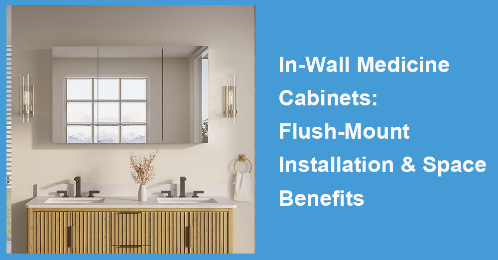 In-Wall Medicine Cabinets: Flush-Mount Installation Space Benefits