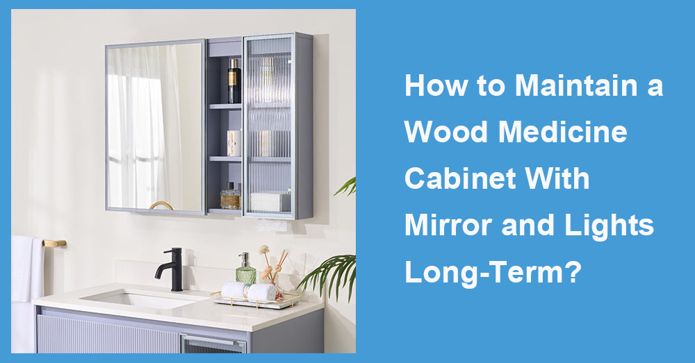 How to Maintain a Wood Medicine Cabinet With Mirror and Lights Long-Term?