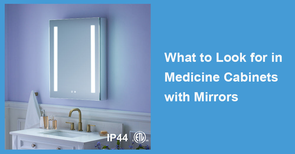 Vanity Mirror Cabinets: How to Choose the Right Size Style