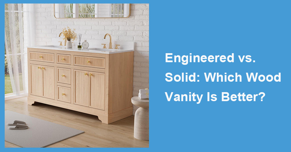 Engineered vs. Solid: Which Wood Vanity Is Better?