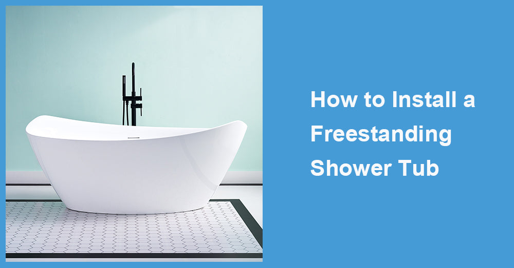 How to Install a Freestanding Shower Tub