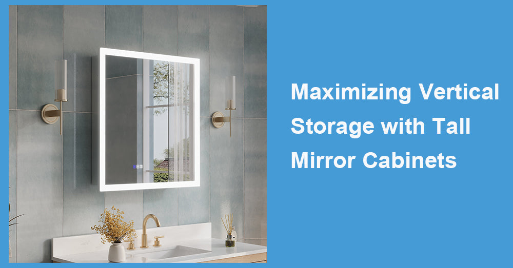 Maximizing Vertical Storage with Tall Mirror Cabinets