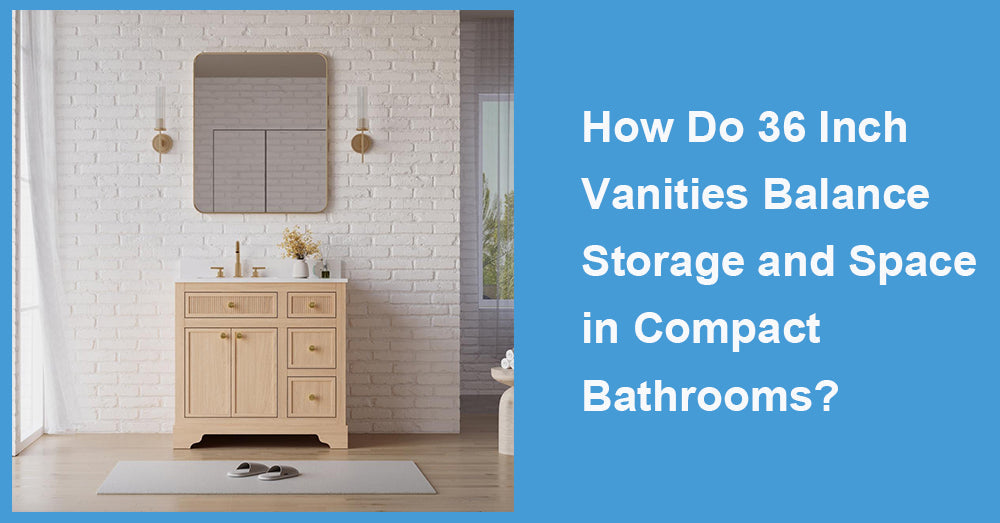 How Do 36 Inch Vanities Balance Storage and Space in Compact Bathrooms?