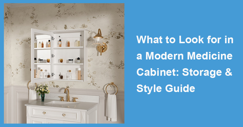 What to Look for in a Modern Medicine Cabinet: Storage & Style Guide