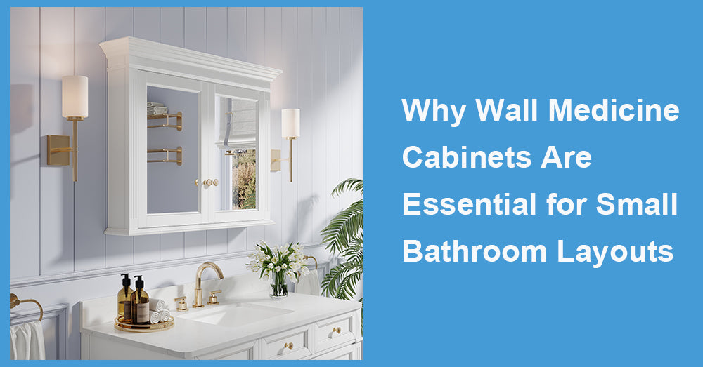 Why Wall Medicine Cabinets Are Essential for Small Bathroom Layouts