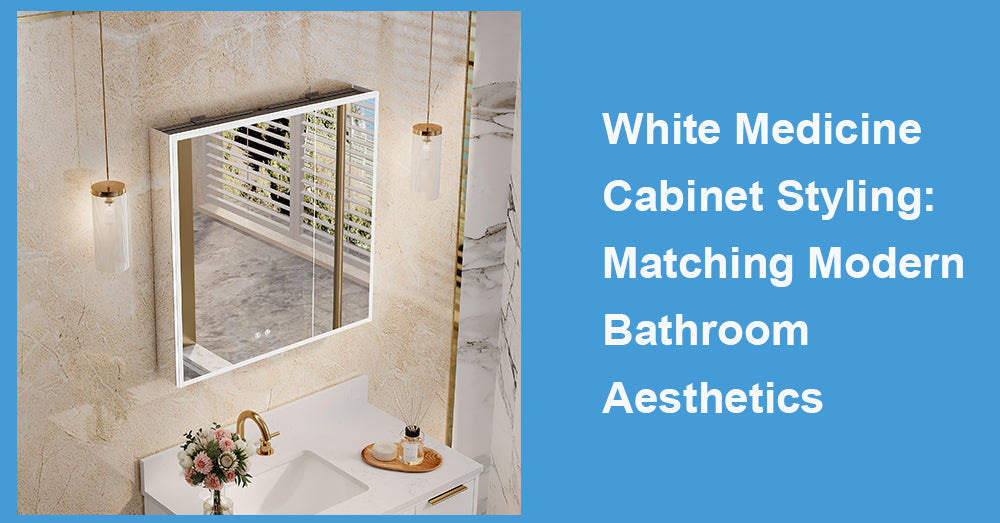 White Medicine Cabinet Styling: Matching Modern Bathroom Aesthetics