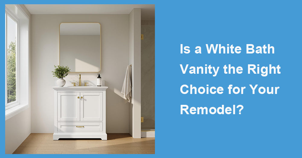 Is a White Bath Vanity the Right Choice for Your Remodel?