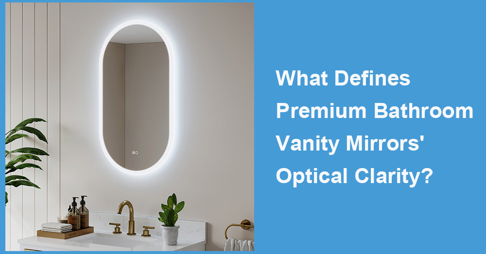 What Defines Premium Bathroom Vanity Mirrors' Optical Clarity?