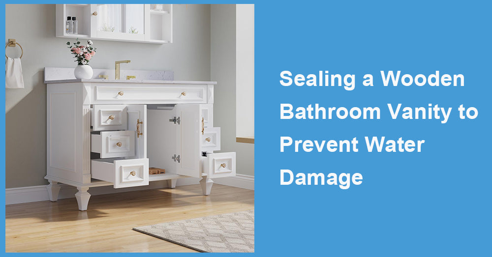 Sealing a Wooden Bathroom Vanity to Prevent Water Damage