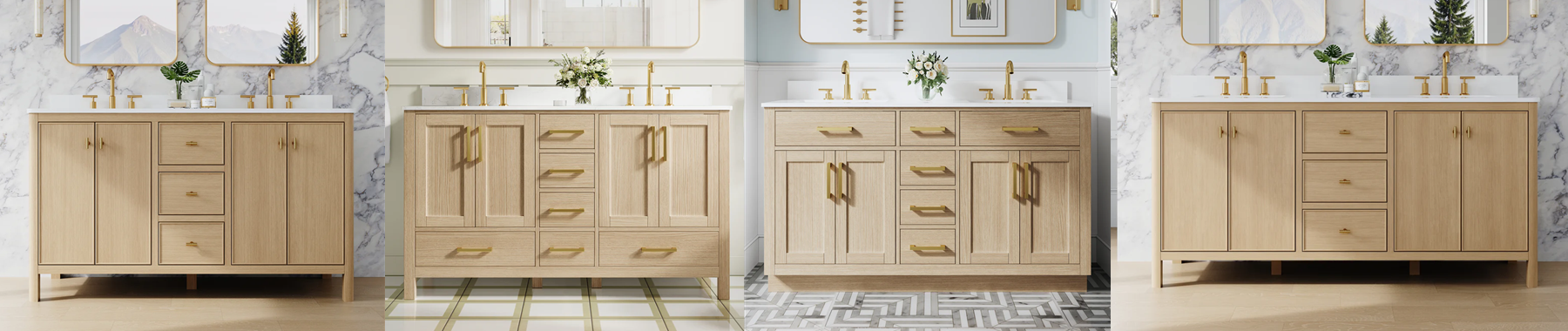 Light Oak Vanities