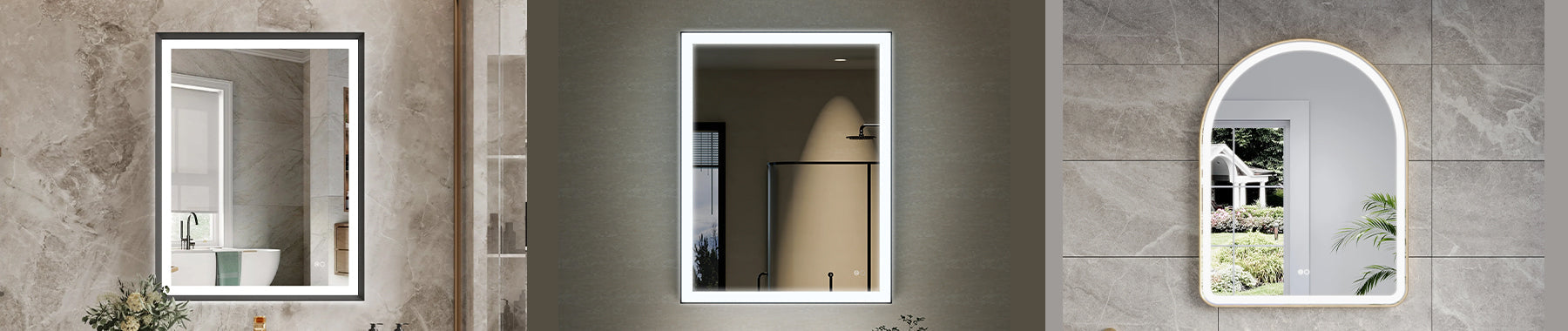 Metal Framed LED Mirrors