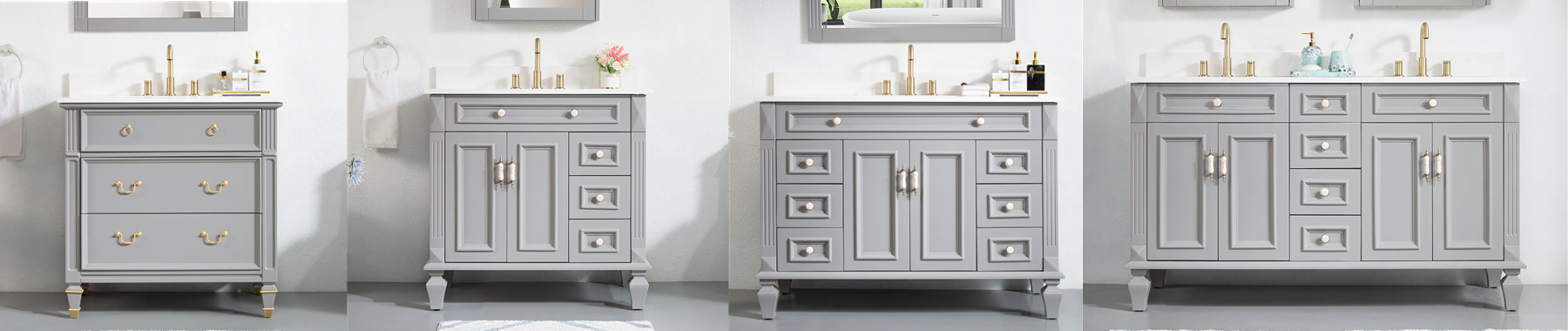 Titanium Grey Vanities
