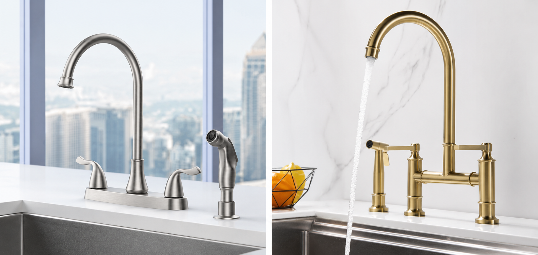 Triple Handle Faucets