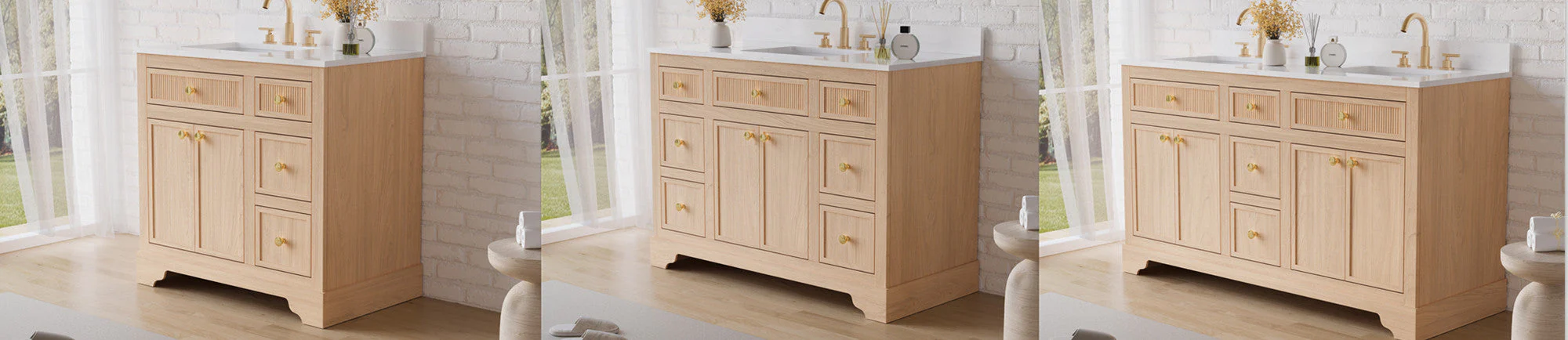 Natural Oak Vanities