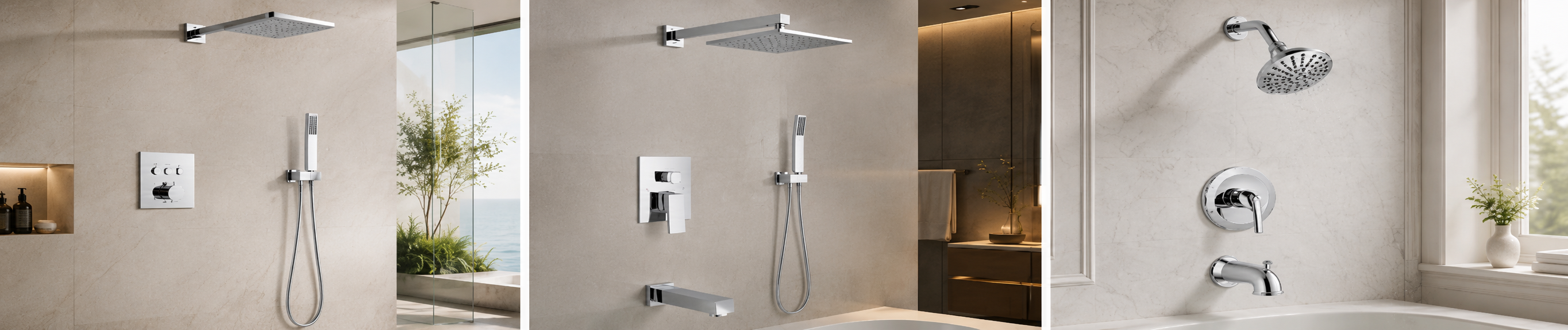 Chrome Shower System