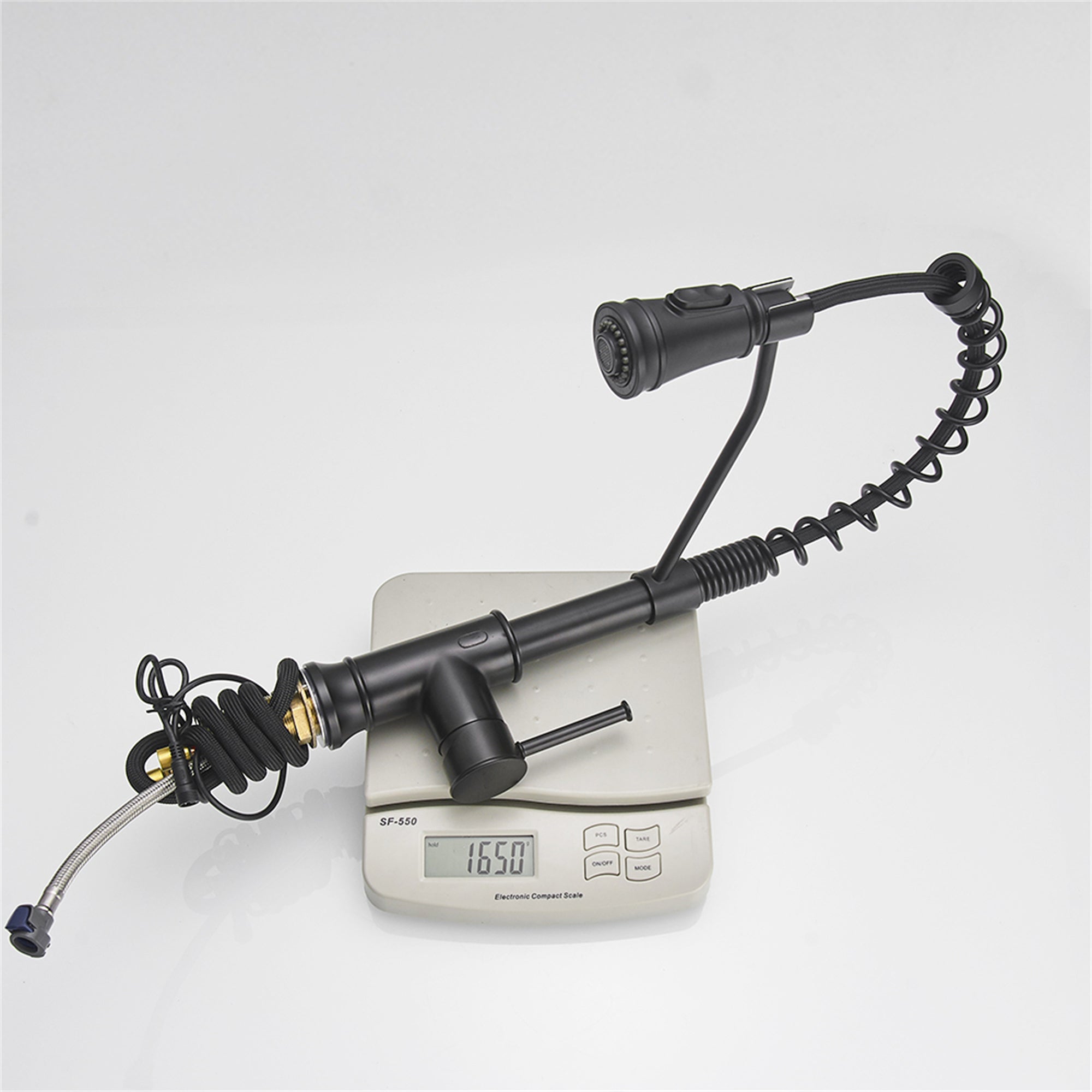 Single Handle Touchless Gooseneck Pull Down Sprayer Kitchen Faucet with Dual Function