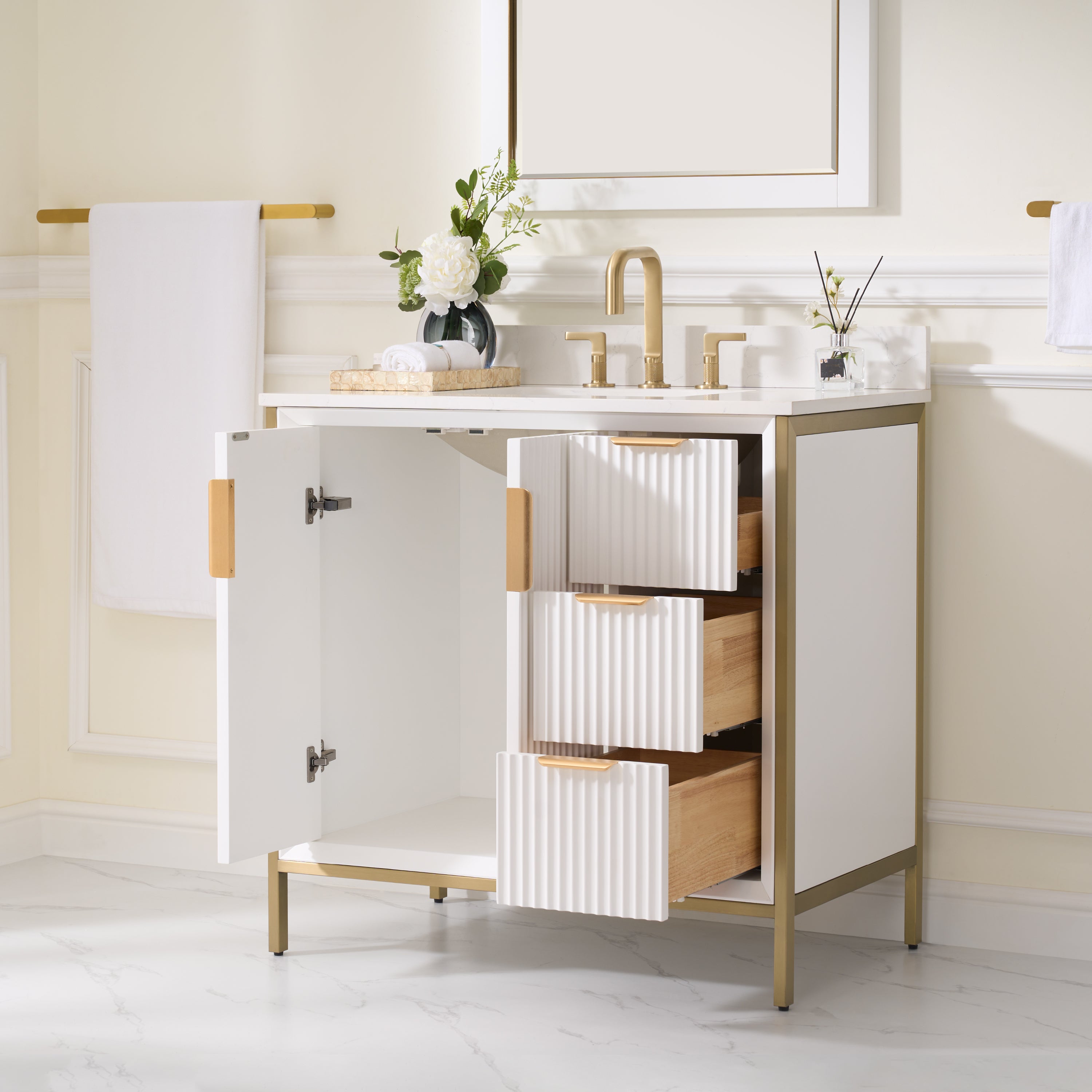 Single Bathroom Vanity with Sink