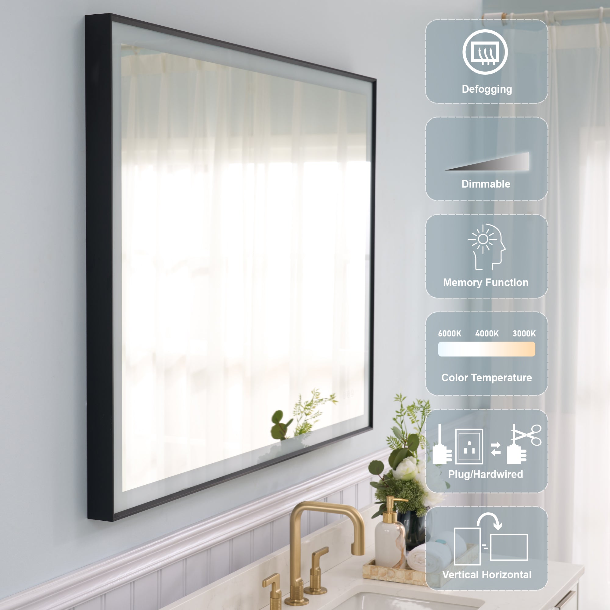 Bathroom Mirror with Lights