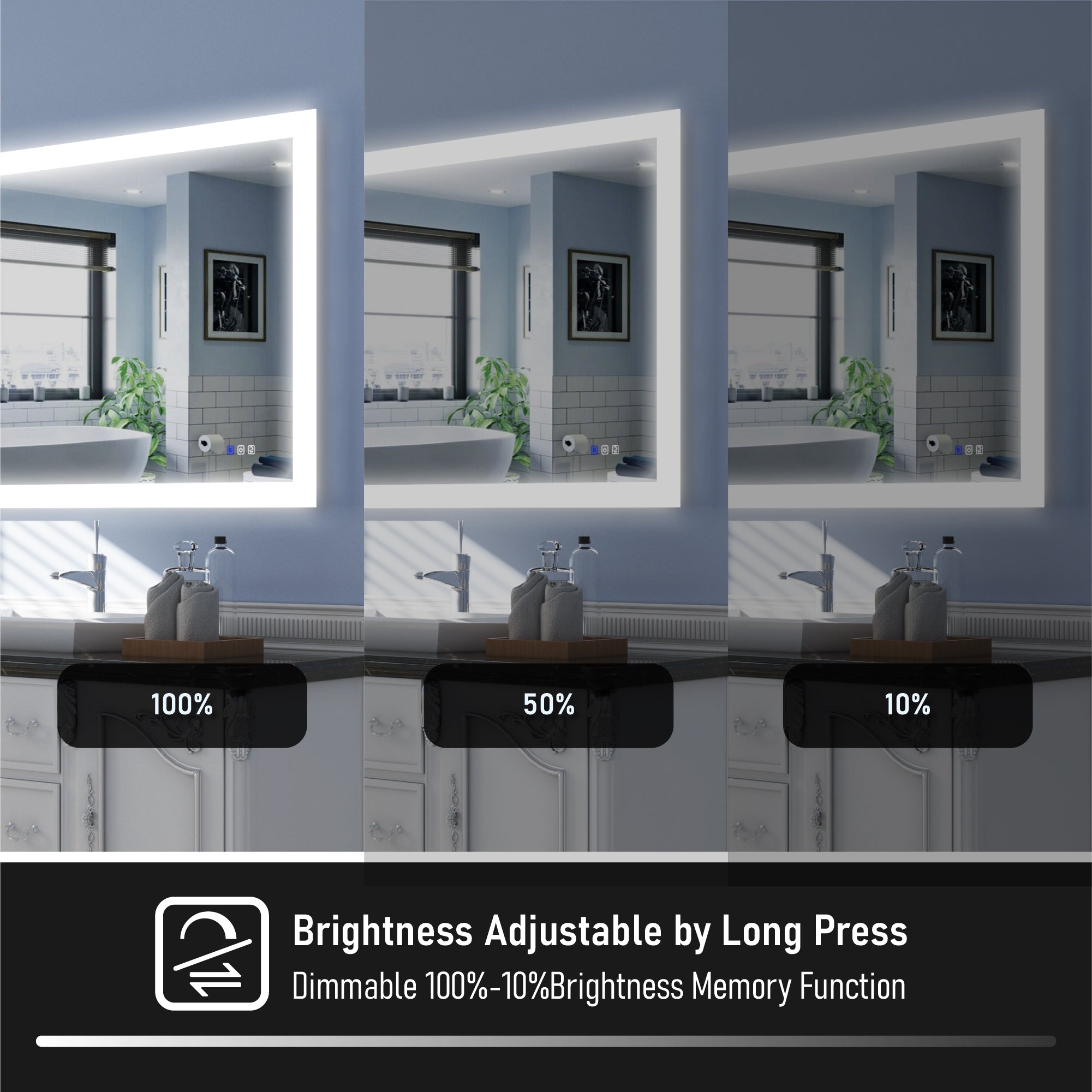 Lighted Bathroom Mirror