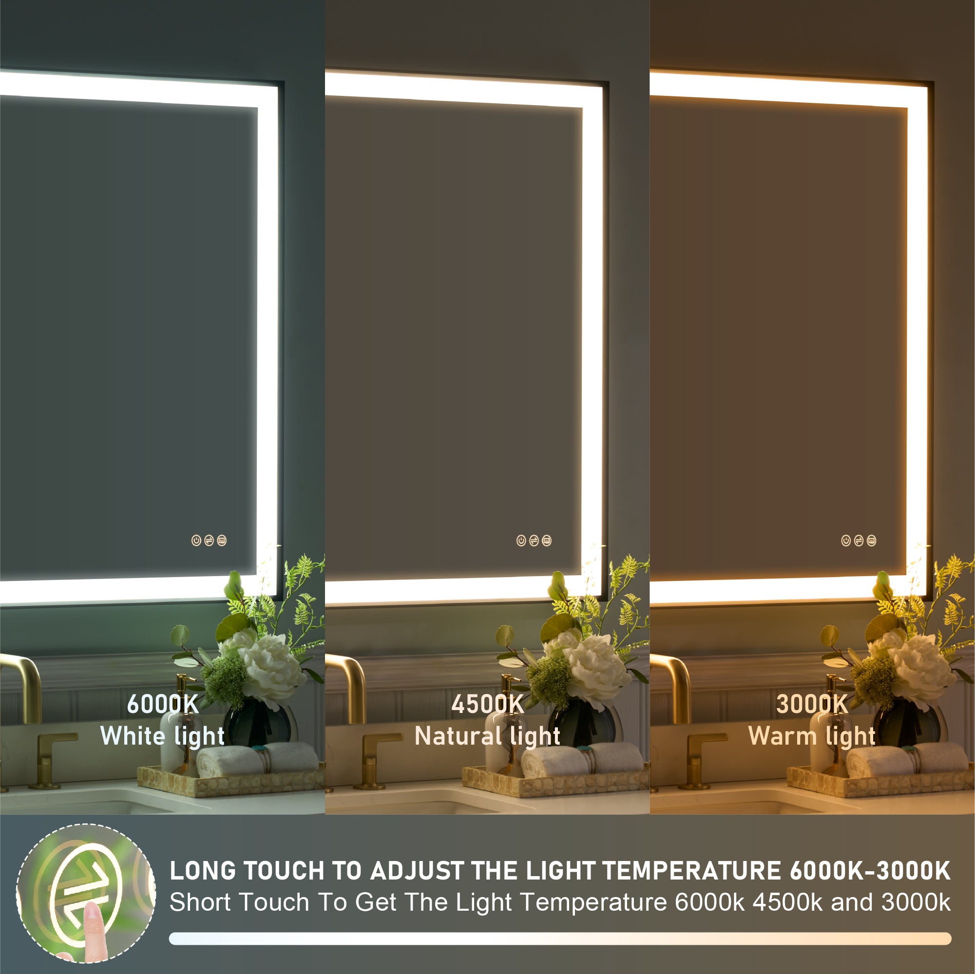 Lighted Bathroom Mirror