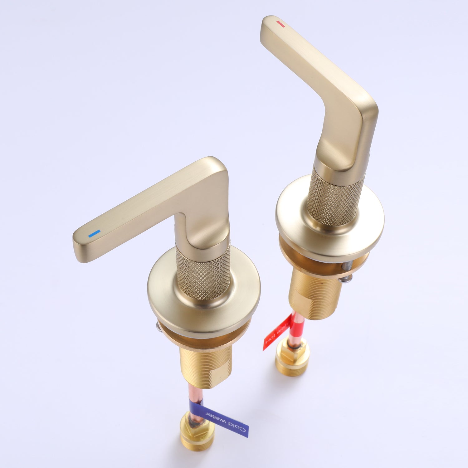 8 in. Widespread Double Handle Solid Brass Bathroom Faucet