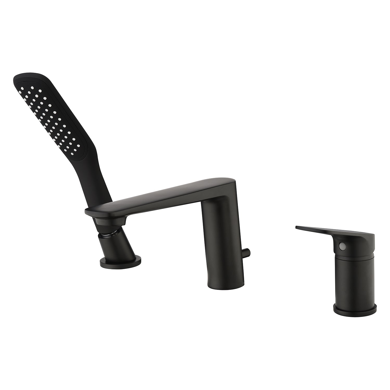 Deck Mounted Bathtub Faucet With Hand Shower Tub Filler with Handheld Spray