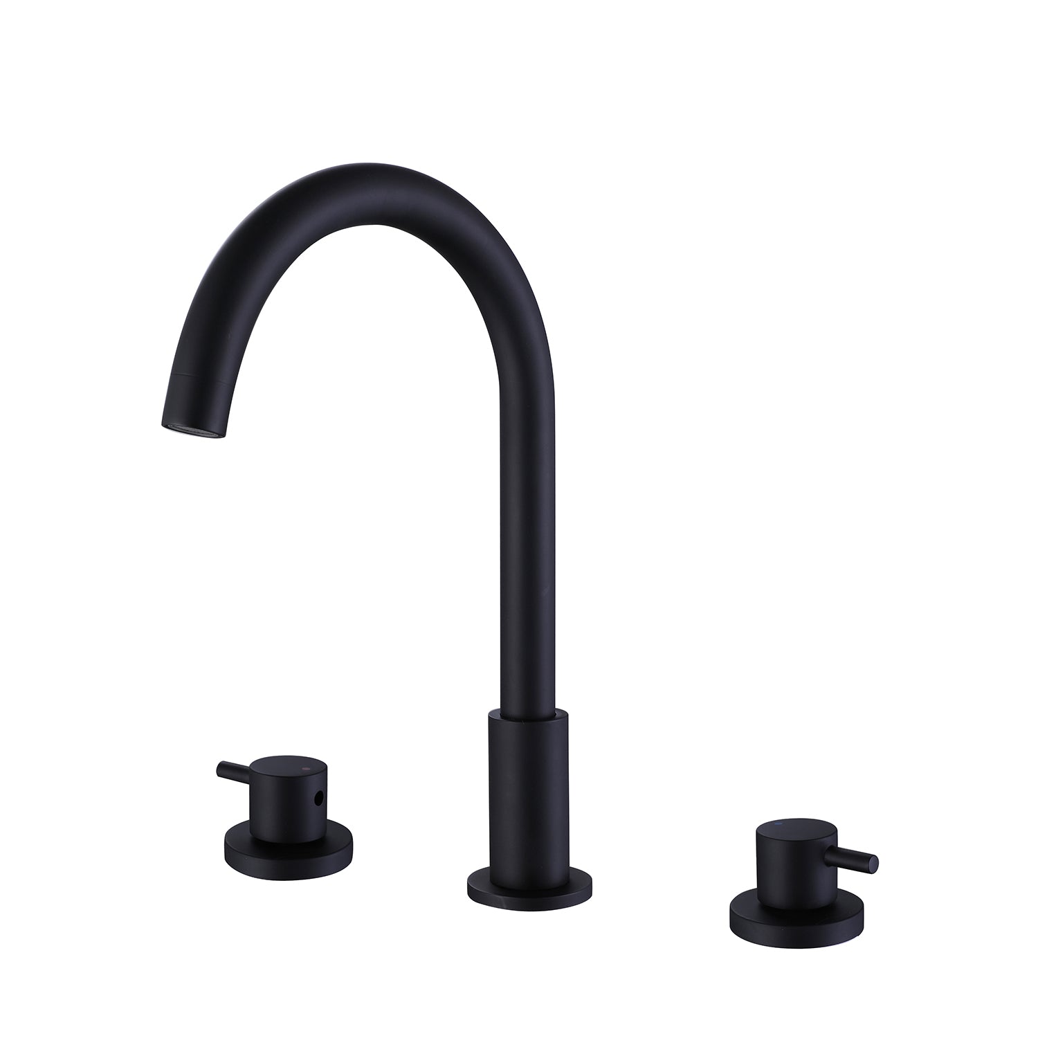 black bathroom faucets