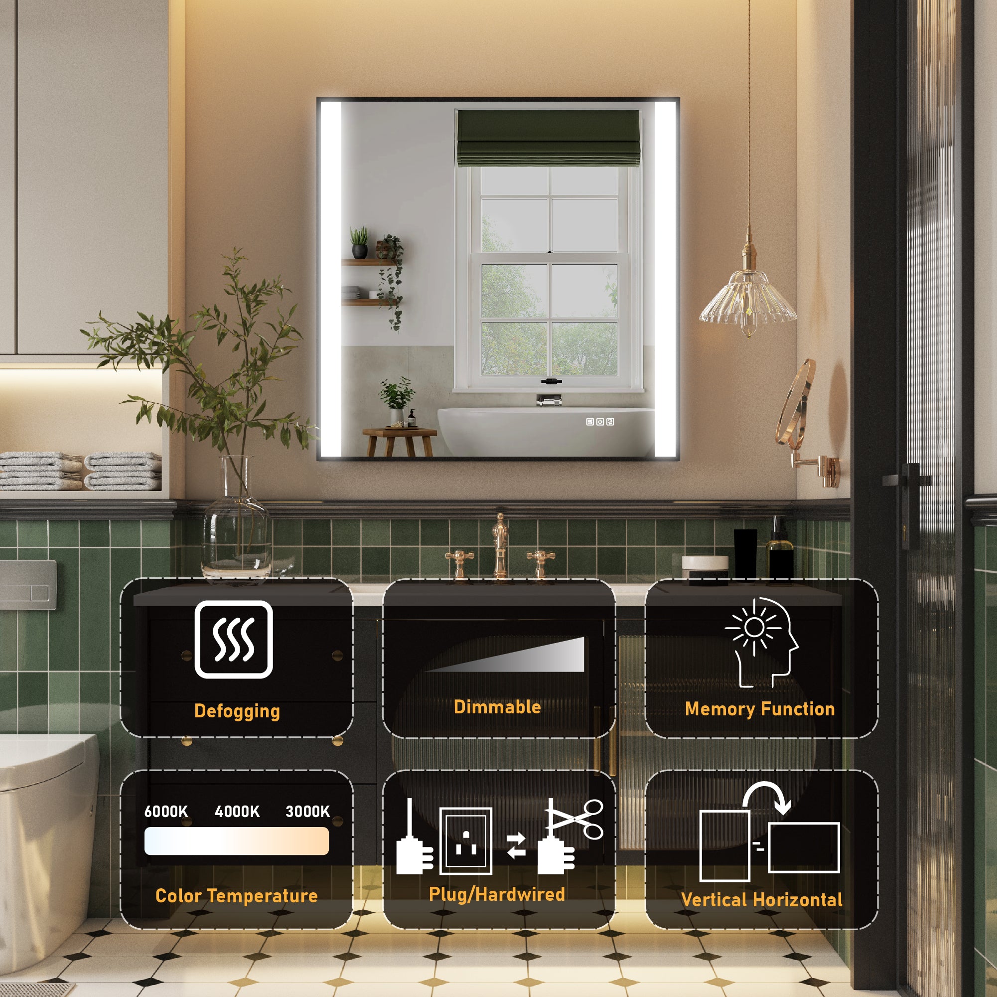 Modern Bathroom Mirrors