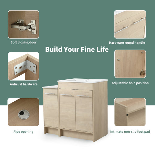 Modern Bathroom vanity Cabinet with sink