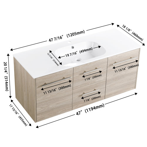 Vanity Cabinet Size