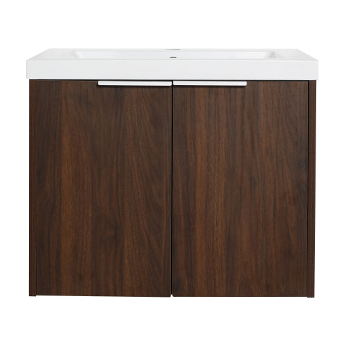 24" Bathroom Cabinet With Sink,Soft Close Doors,Float Mounting Design For Small Bathroom