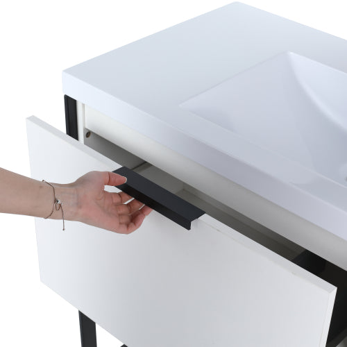 36" Bathroom Vanity whit Resin Basin Top