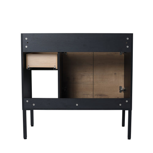 36" Bathroom Vanity with Ceramic Sink