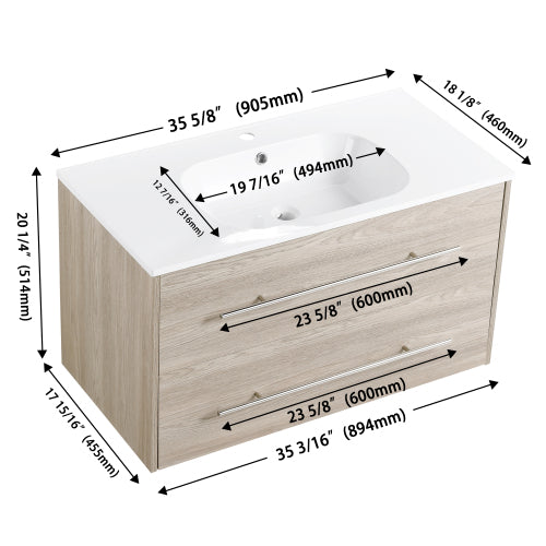 Vanity Cabinet Size