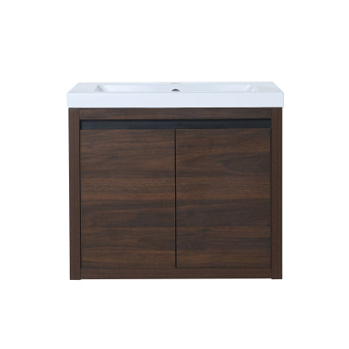 24" Bathroom Cabinet With Sink,Soft Close Doors,Float Mounting Design For Small Bathroom