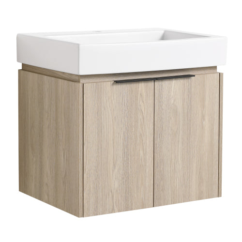 24" Bathroom Vanity With Ceramic Basin