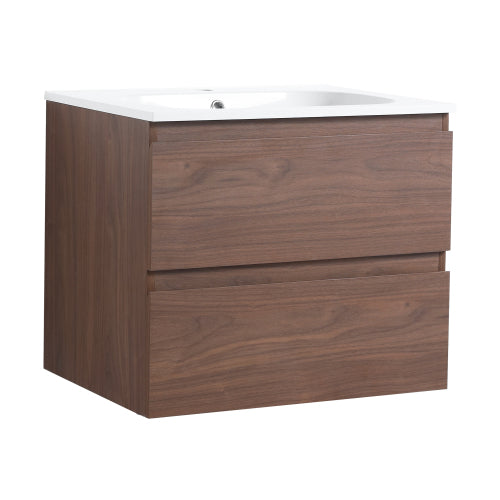 24 Inch Bathroom Vanity With Gel Basin Top