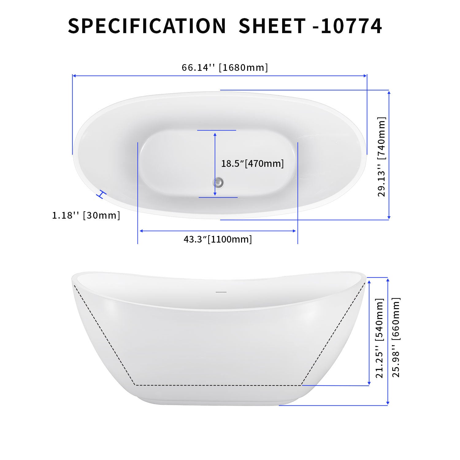 High-Quality Bathtubs