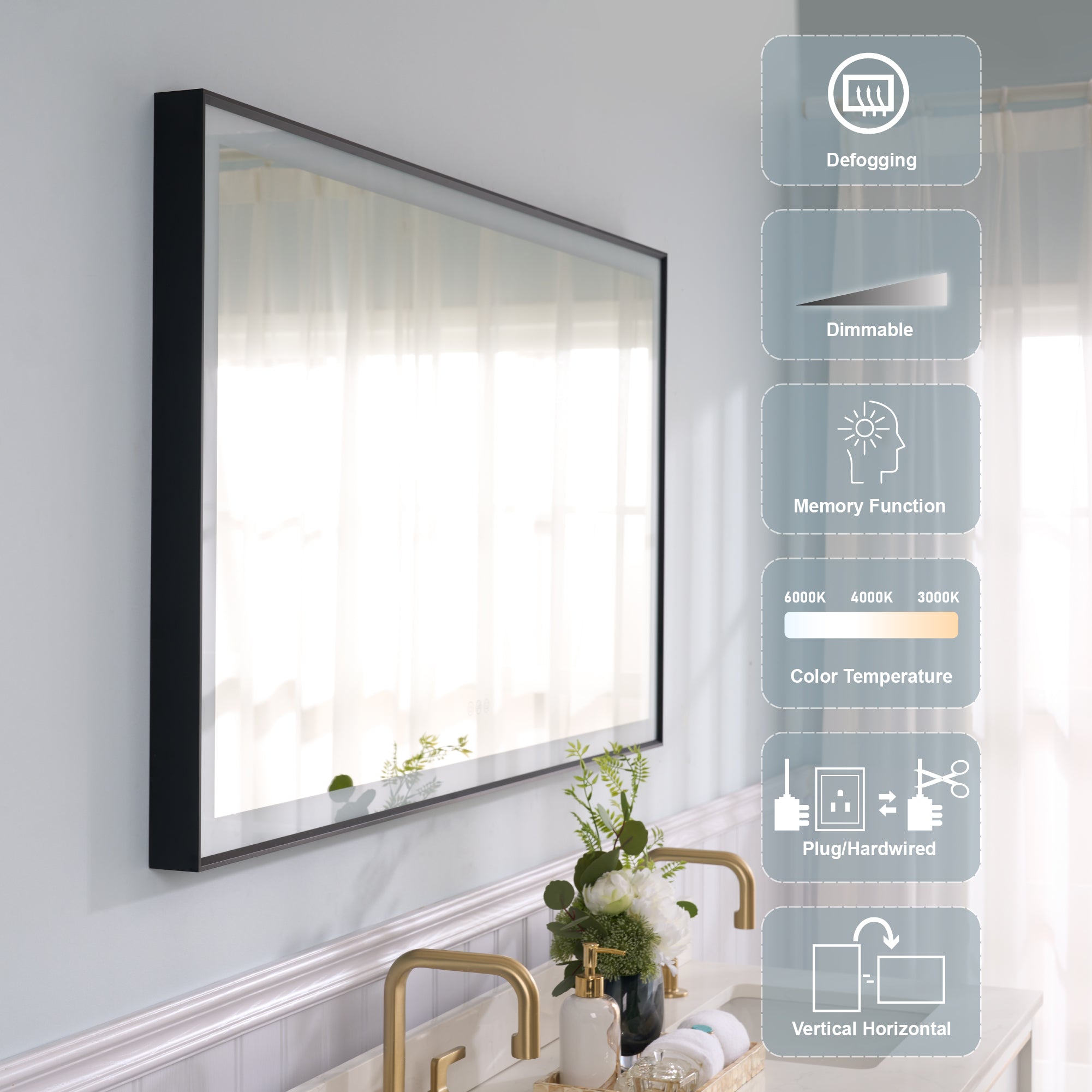 Bathroom Mirrors Features